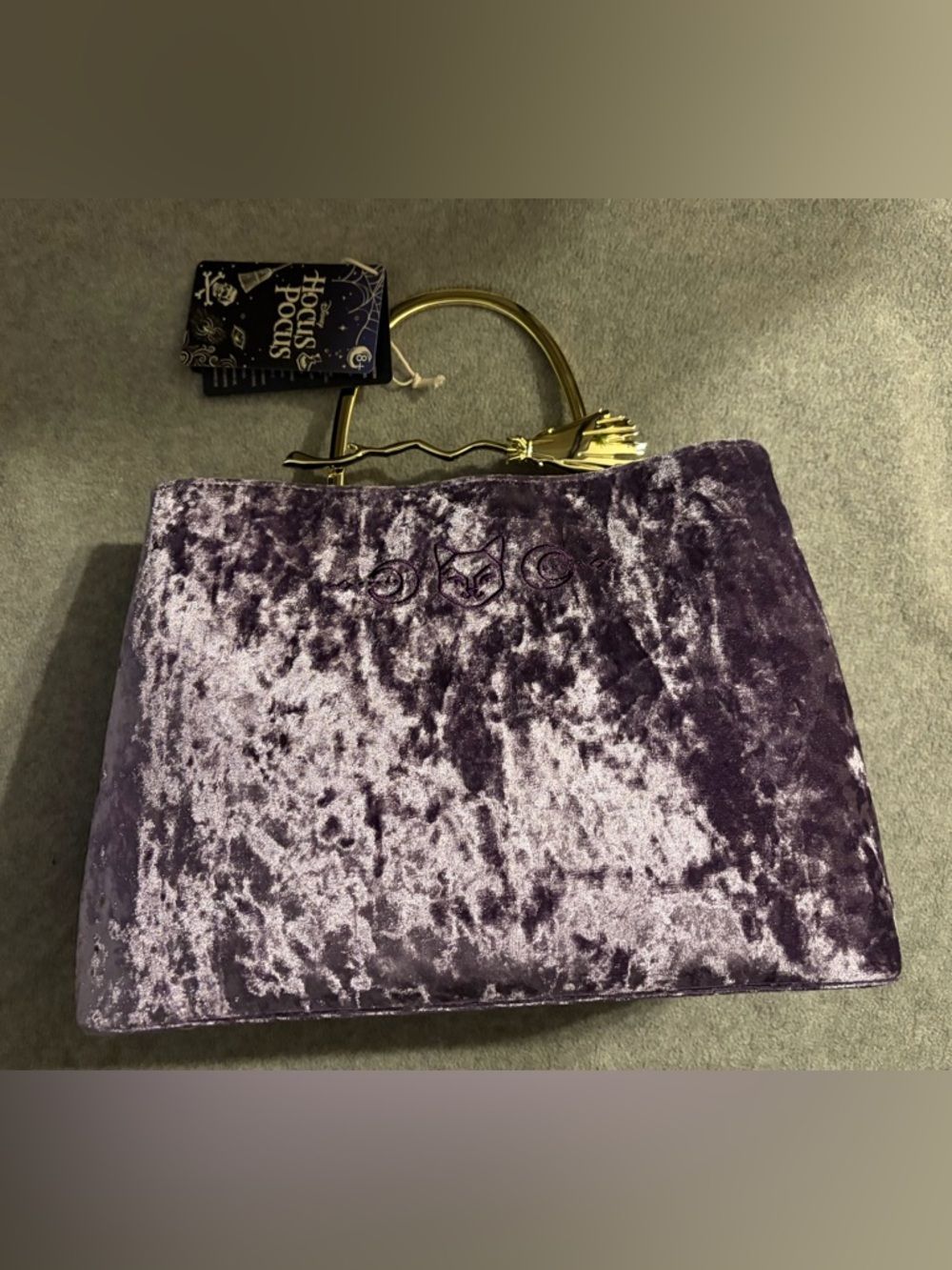 Loungefly Hocus Pocus Velvet Crossbody Bag
